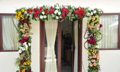 Contoh Rangkaian Bunga